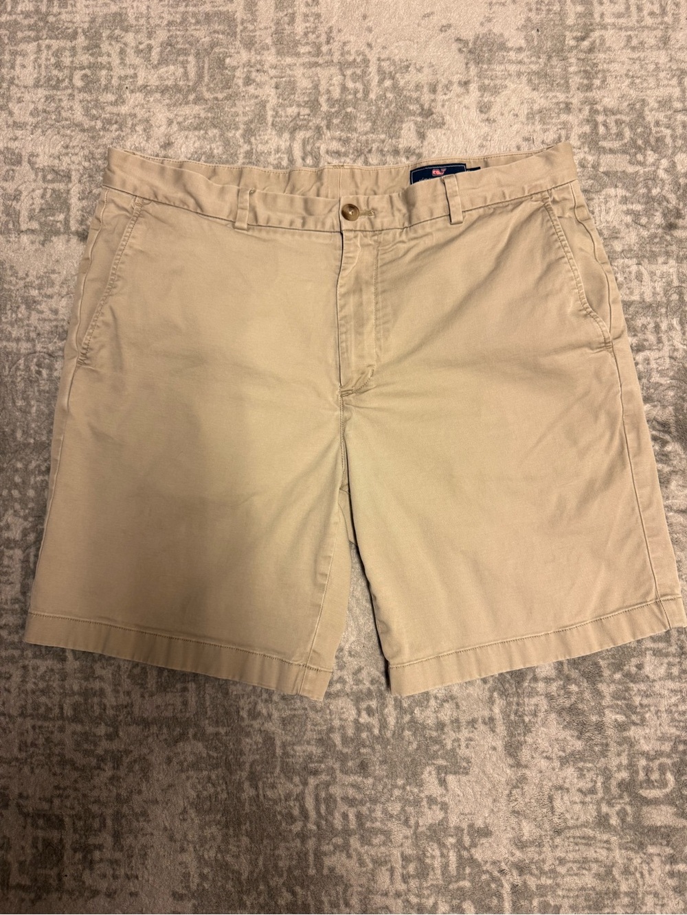 Vineyard Vines Men's Beige Flat Front Shorts